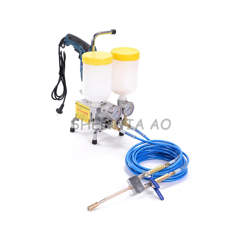 220V / 690W Double Liquid Type High Pressure Grouting Machine JBY-618 Grouting Machine Polyurethane Foam / Epoxy Resin