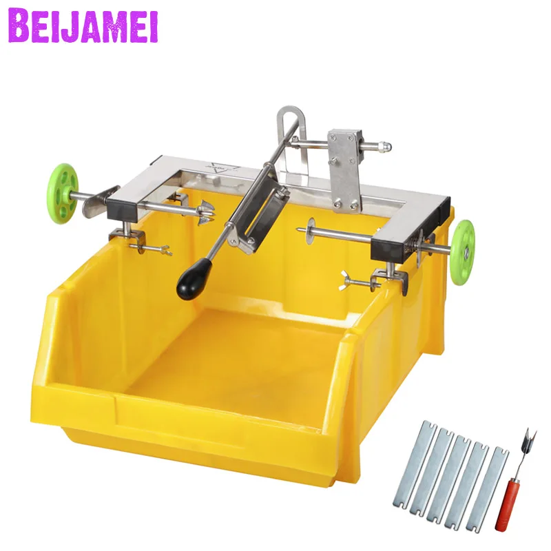 BEIJAMEI Commercial Pineapple Peeling Machine Pineapple Peeler Manual Pineapple Eye Remover V Shape Tools