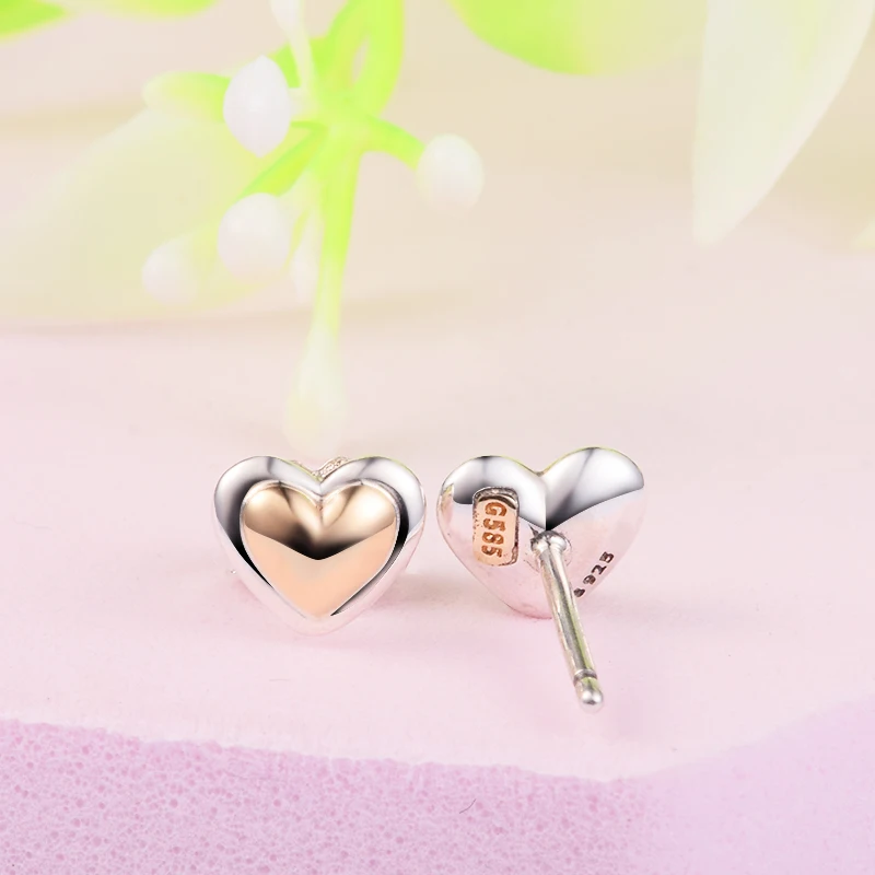 Mother's Day 2021 Mum Gift Birthday Mother's Day Free Shipping 100% Real S925 Sterling Silver Stud Earring for Women