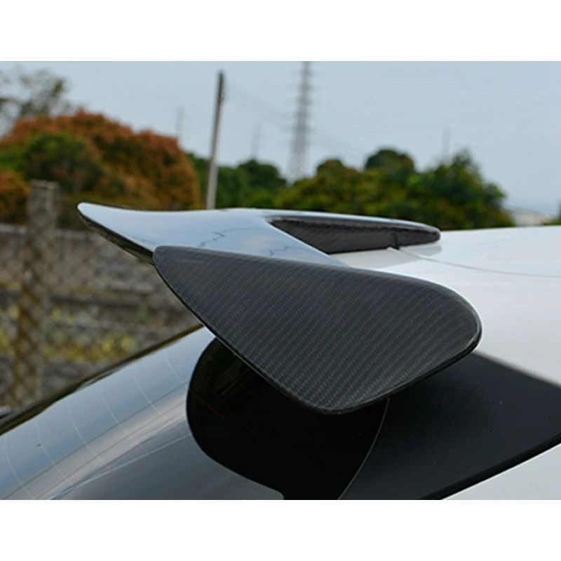 Spoiler For Mazda 3 AXELA Hatchback 2014 2015 2016 2017 2018 Carbon fiber ABS Resin Spoilers High Quality Car Accessories