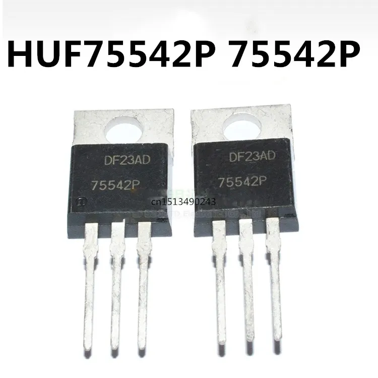 Original New 5pcs/ HUF75542P 75542P  TO-220 80V 75A