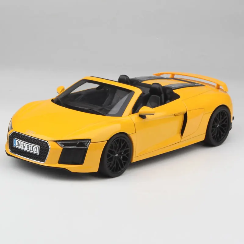 

Fine 1/18 Genuine New Special Price Die-cast Metal German Series Sports Car R8 Home Display Collection Model Toys For Children