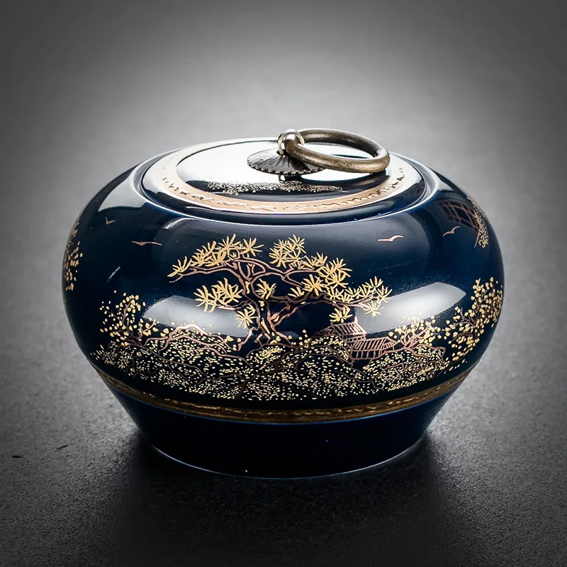 Urn Funeral Ashes For Human Cremation Pet Ashes Holder Keepsake Memory Pal Ashes Ceramic Urns Casket For Dog Cat Bird