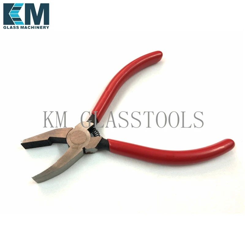 KM Brand High Quality Glass glass tools,Glass Pinchers for Rounding glass.K-021