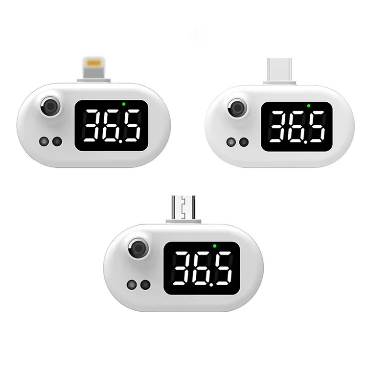 Mini Infrared USB Digital Thermometer With Type-C/Android Plug For iphone Mobile Cell Phone Thermometer Non-Contact