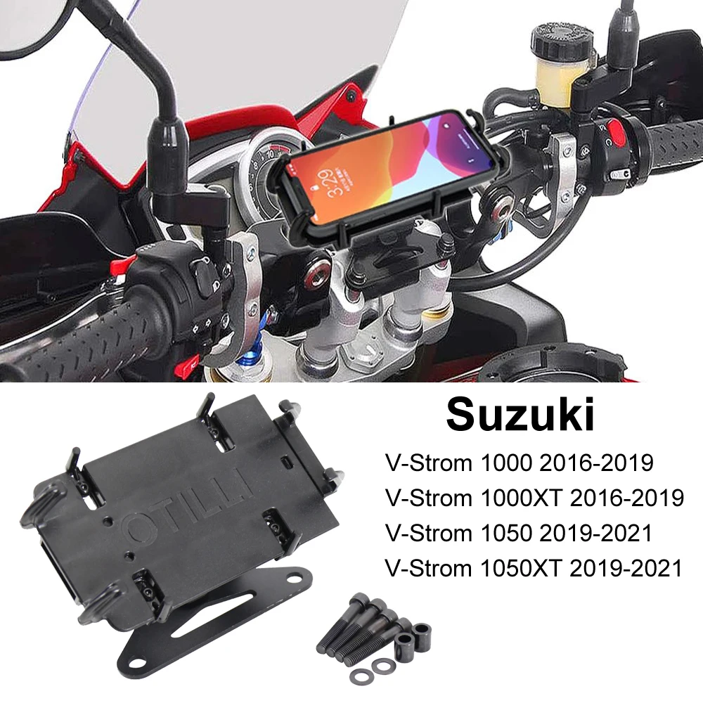 

For Suzuki V-Strom 1000 Vstrom 1000XT V-Strom 1050 Vstrom 1050XT New Mobile Phone Navigation Bracket Motorcycle USB Charging For