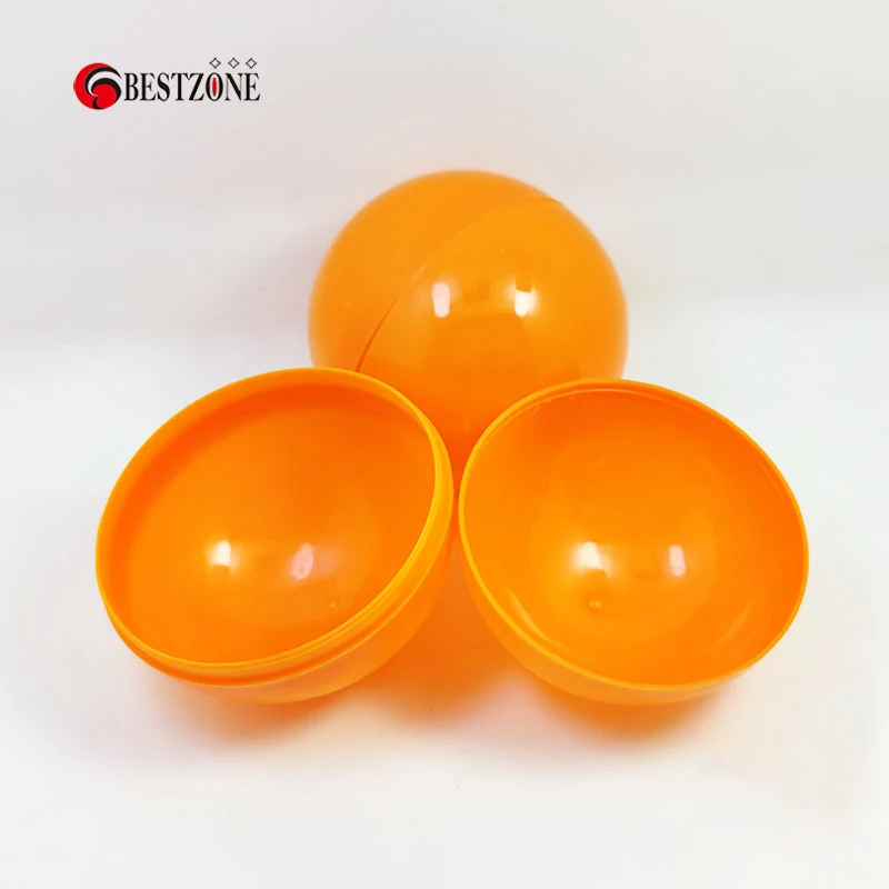 25 ชิ้น/ล็อต 50 มม.ของเล่นพลาสติกแคปซูล 2 'สีผสมที่มีสีสันSurprise Ballsเทศกาลตกแต่งที่ว่างเปล่าEggshellเครื่องหยอดเหรียญ