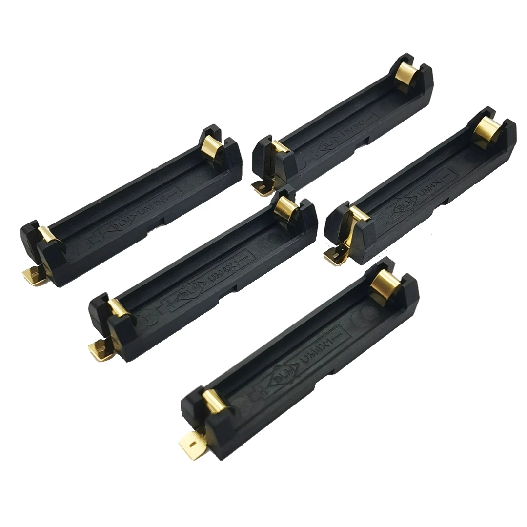 5 Pcs AAA SMD SMT Battery Holder 1xAAA Battery Box SMD SMT Battery Case With Pins DIY