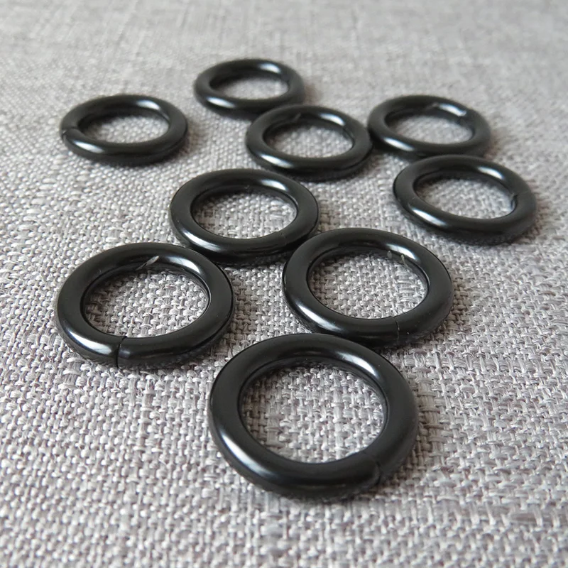 black metal O ring circle ring belt buckle for bag dog pet collar harness luggage backpack DIY sewing garment accessory