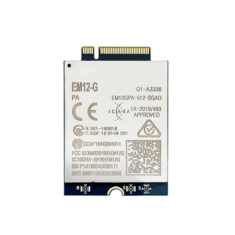 Quectel EM12-G EM12 LTE-A Cat12 وحدة B1/B2/B3/B4/B5/B7/B8/B9/B12/B13/B14/B17/B18/B19/B20/B21B25/B26/b28/B29/B30/B32/B66