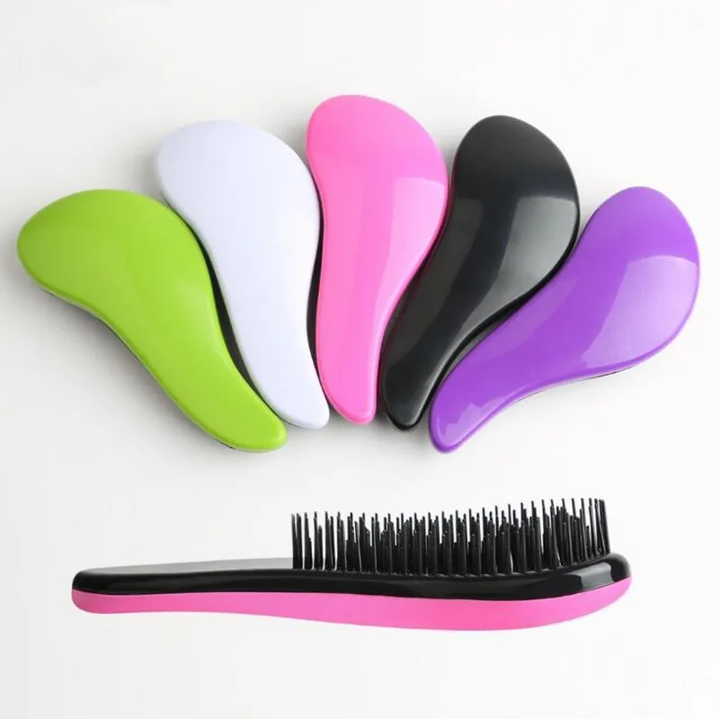 

1pc Hot Magic Handle Comb Anti-static Massage Shower Hair Brush Salon Styling Exquite Professional Useful Hair Styling Tool Comb