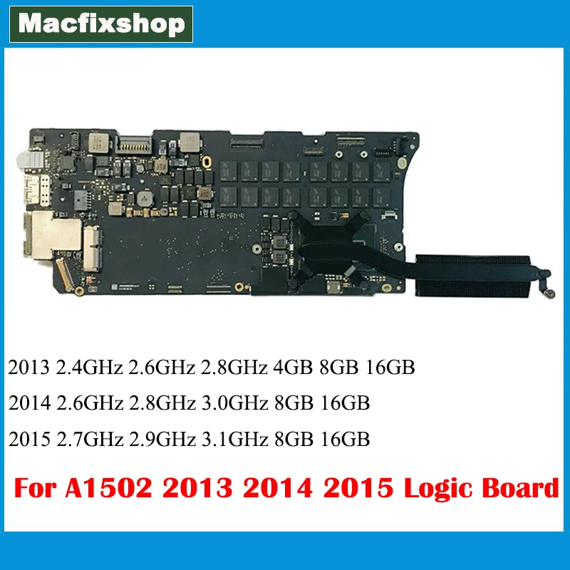 A1502 Logic Board 820-3536-A 2013 2014 820-3476-A 2015 820-4924-A For MacBook Pro 13