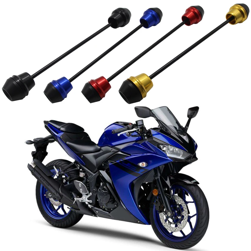 

Motorcycle Front Rear Axle Fork Sliders Crash Protector For Yamaha YZF R25 2013 2014 2015 2016 2017 2018 R3 2015-2019 Moto Parts