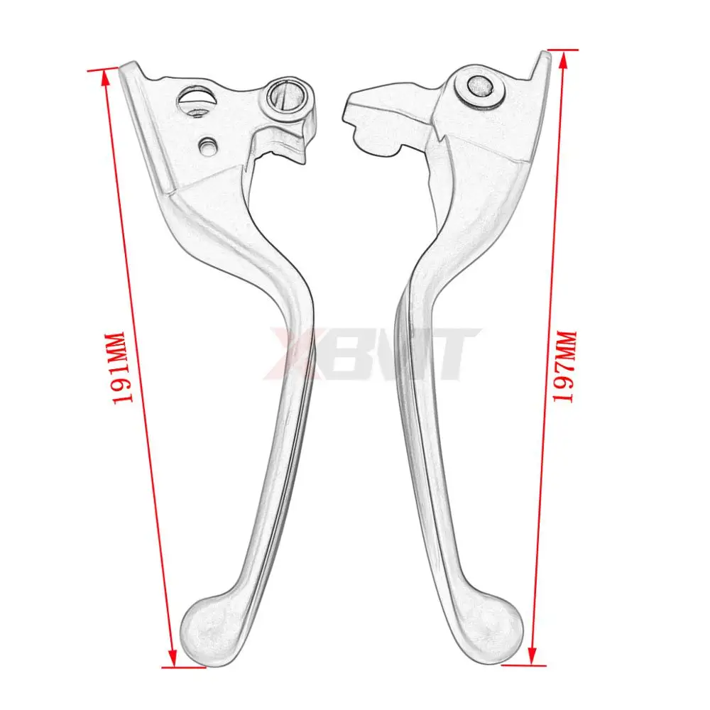 Motorcycle Brake Clutch Levers For Harley Touring and Trike 2008 2009 2010 2011 2012 2013 FLHRC FLHR 2014-Later