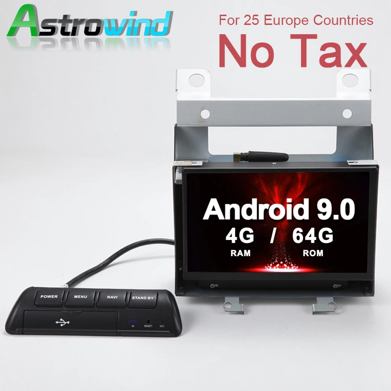 

Astrowind 4G RAM Android 9.0 Car GPS Navigation System Radio Stereo Media for Land Rover Freelander 2 Discovery For Range Rover