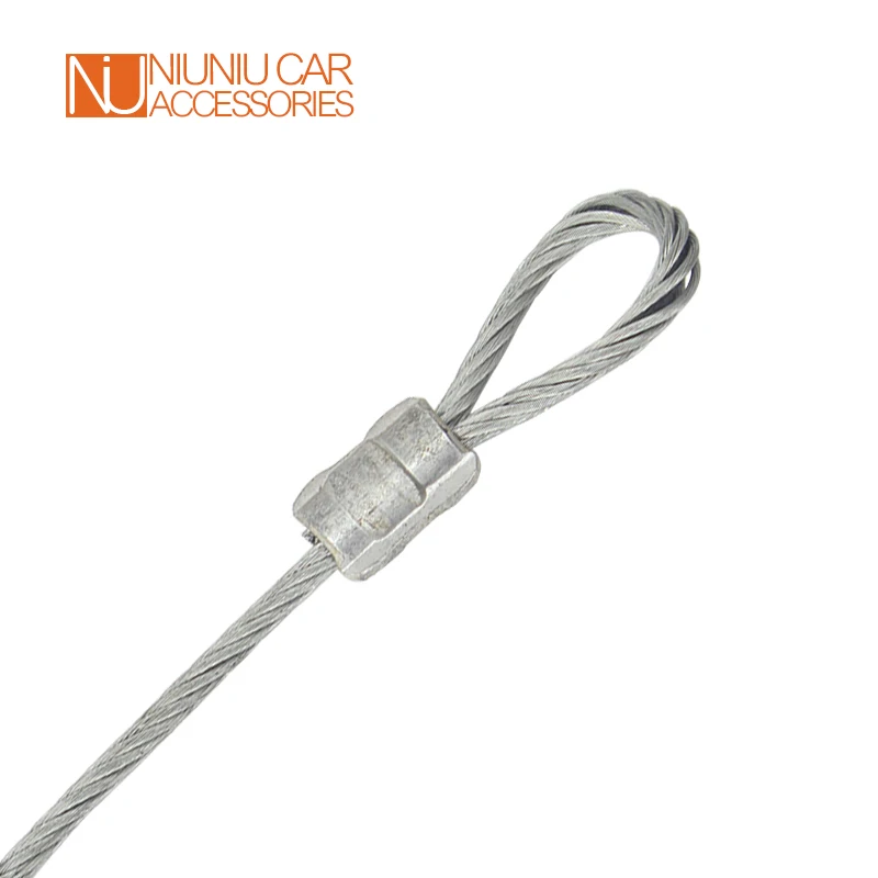 270 مللي متر طويل أسلاك الفولاذ حبل مقطورة كابل أمان RV قافلة التخييم اكسسوارات سلسلة لمكونات السيارة #3