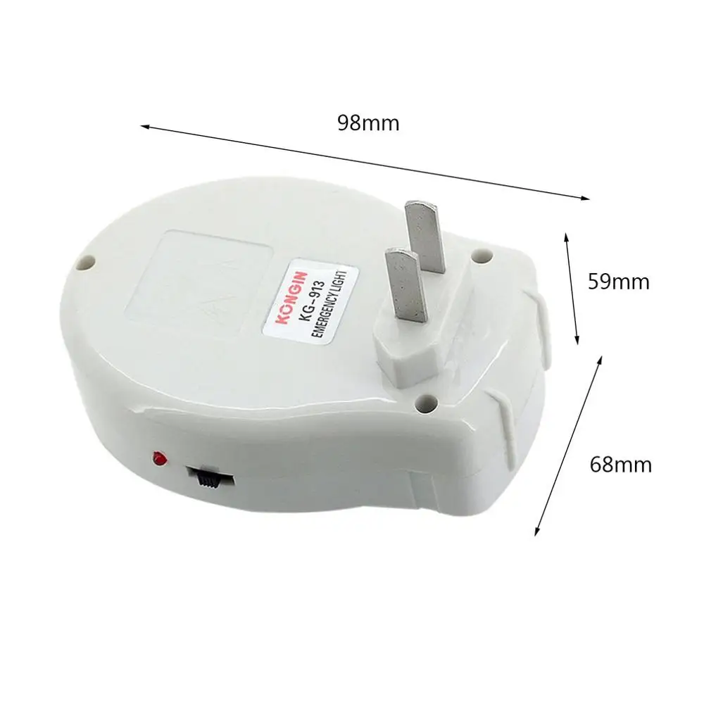 2W 13 LED Rechargeable Home Emergency Light Automatic Power Failure Outage Lamp Bulb Night Light 110-240V US Plug