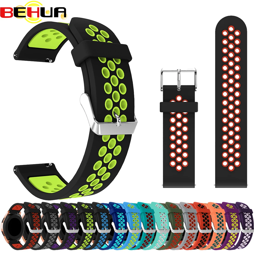 Correa para reloj inteligente Xiaomi Amazfit Bip BIT youth, pulsera usable de 20mm para Huami Amazfit GTS / GTR de 42mm