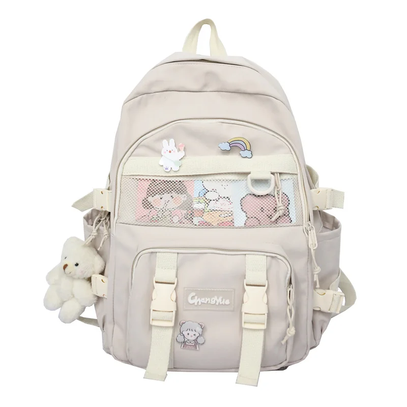 2021 Fashion Lovers Rucksack Women Backpack Kawaii Bookbag for Teenage Schoolbag Laptop Mochila Female Travel Shoulder Bag