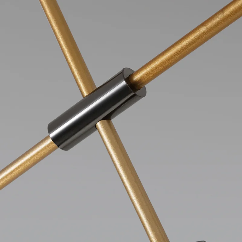 Nordic rectangular chandelier loft living room post modern lighting Minimalist long light design home kitchen dining table chand