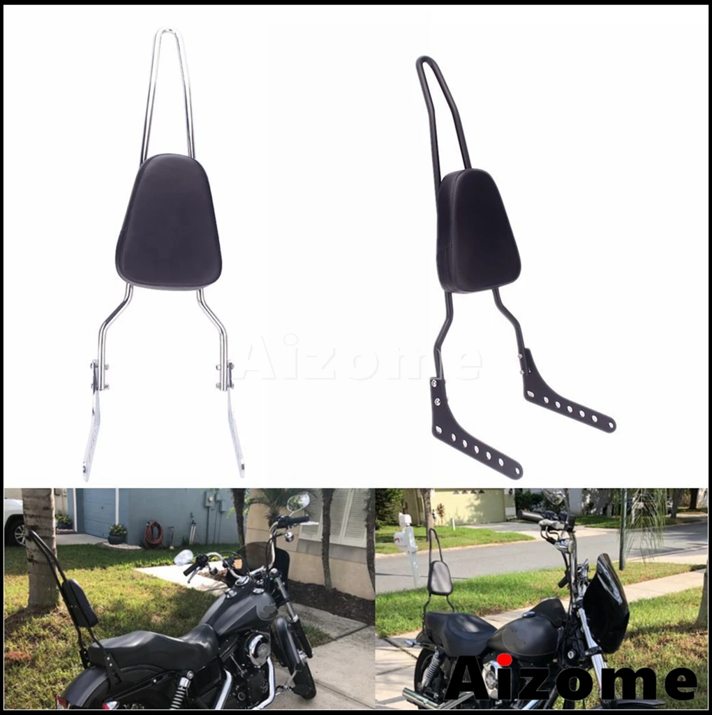 

Motorcycle Sissy Bar Luggage Rack Rear Backrest For Harley Softail Slim Street Bob Deluxe FXBB FLDE FLSL FLHC 2018 2019 2020