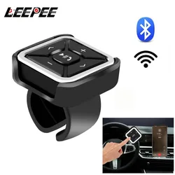 Wireless Bluetooth Steering Wheel Remote Control Car Radio Audio Buttons Smartphone Control for Media MP3 Player for Android IOS