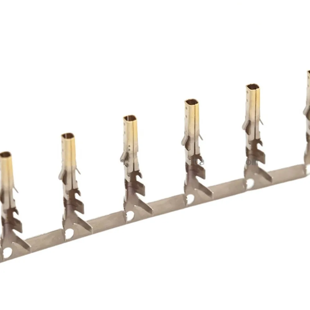 300 sztuk/1 partia 4.2mm 5557 złącze komputerowe terminale kobieta igła dla 6P 8P 24P mężczyzna powłoki/pół pozłacane na wysokiej stopce/niska stopa — zdjęcie 2