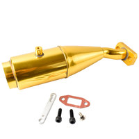 15005G Golden Rocket Exhaust Joint Tubing for 1/5 HPI 5B Rovan Baja 5B Nitro Off-road Car