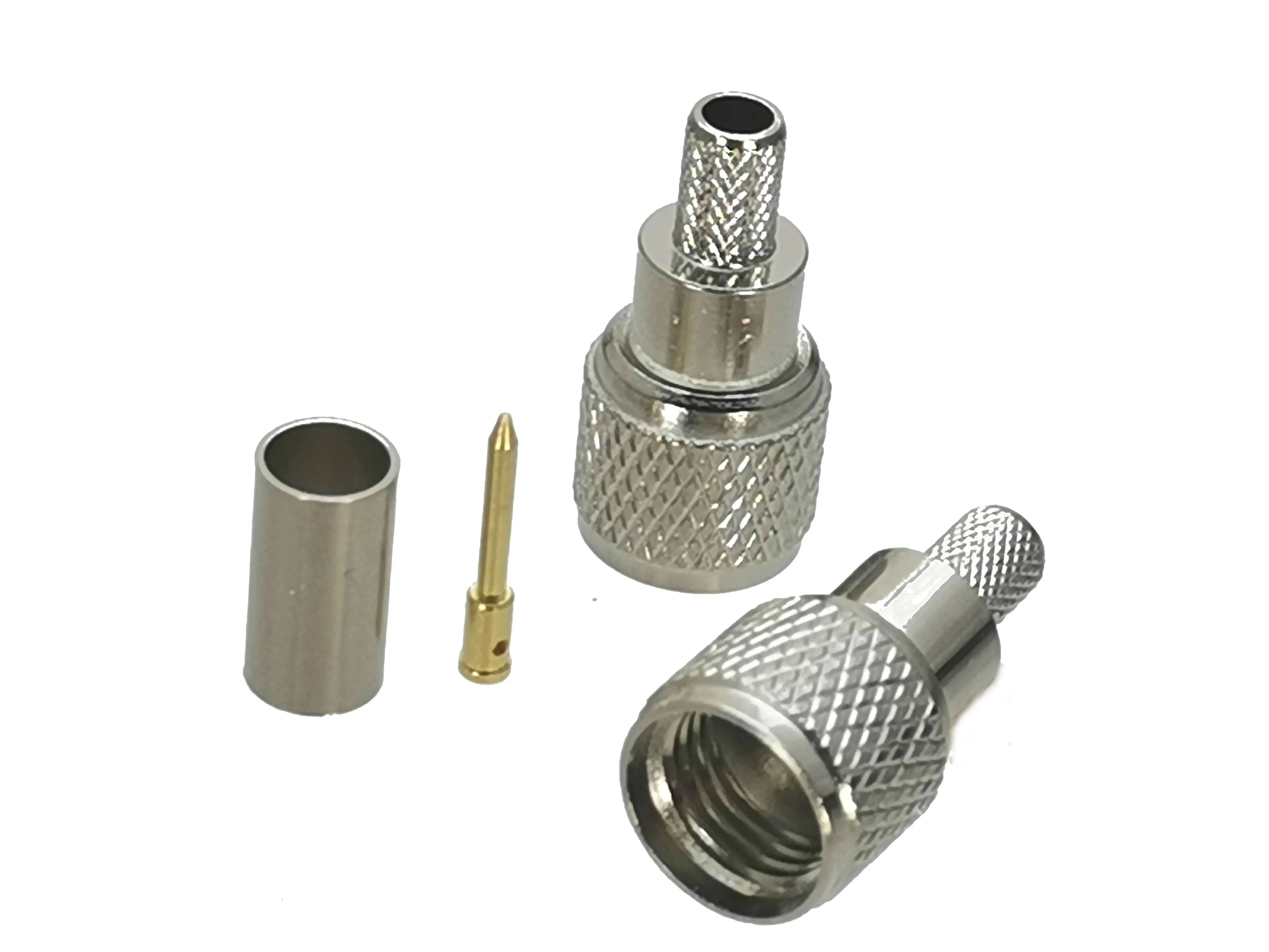 

10Pcs Connector MiniUHF Mini UHF Male plug Crimp RG58 RG142 LMR195 RG400 RF Adapter Coaxial High Quanlity