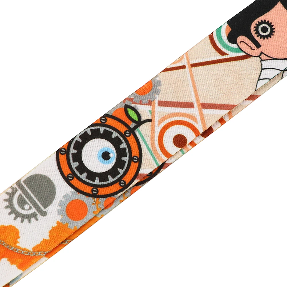 DZ1742 A Clockwork Orange Lanyard Keychain ID Badge Holders Mobile Phone Rope Key Lanyard Neck Straps Key Rings Accessories