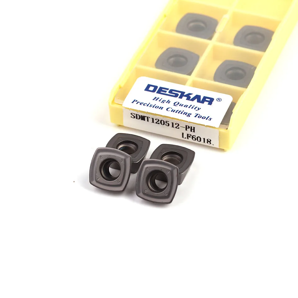 DESKAR SDMT120512 PH SDMT150512-PH LF6018 inserti di fresatura inserti in metallo duro utensili da taglio tornio CNC prodotti di alta qualità