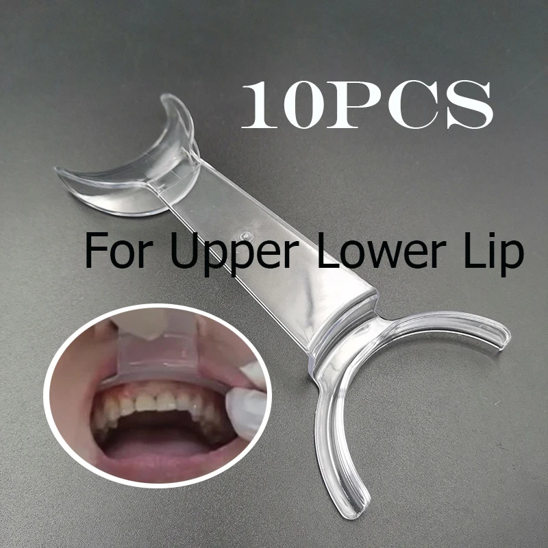 

10PCS Dental Cheek Lip Retractor Intraoral Black Upper Lower Lip Retractor Dental Mouths Openers Orthodontic Dentist Tools