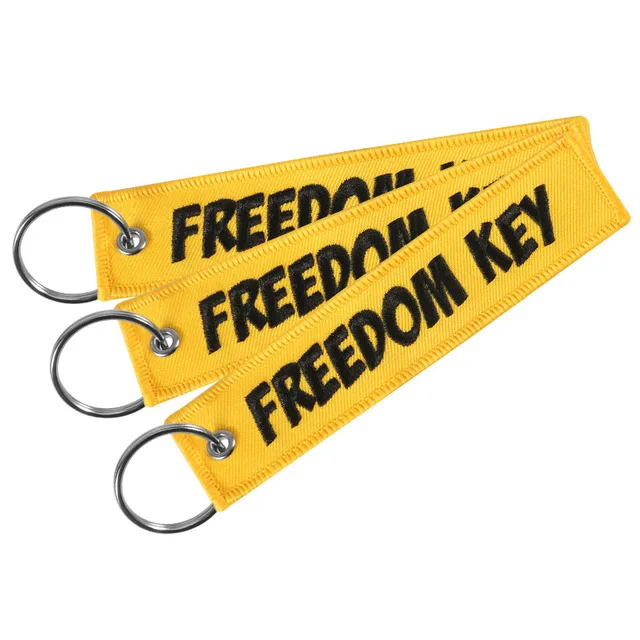 3PCS New Car keychain Customize Embroidery key chain Motorcycles and Cars Gifts Tag Key Fobs Holder OEM Keychain Keyring Bijoux