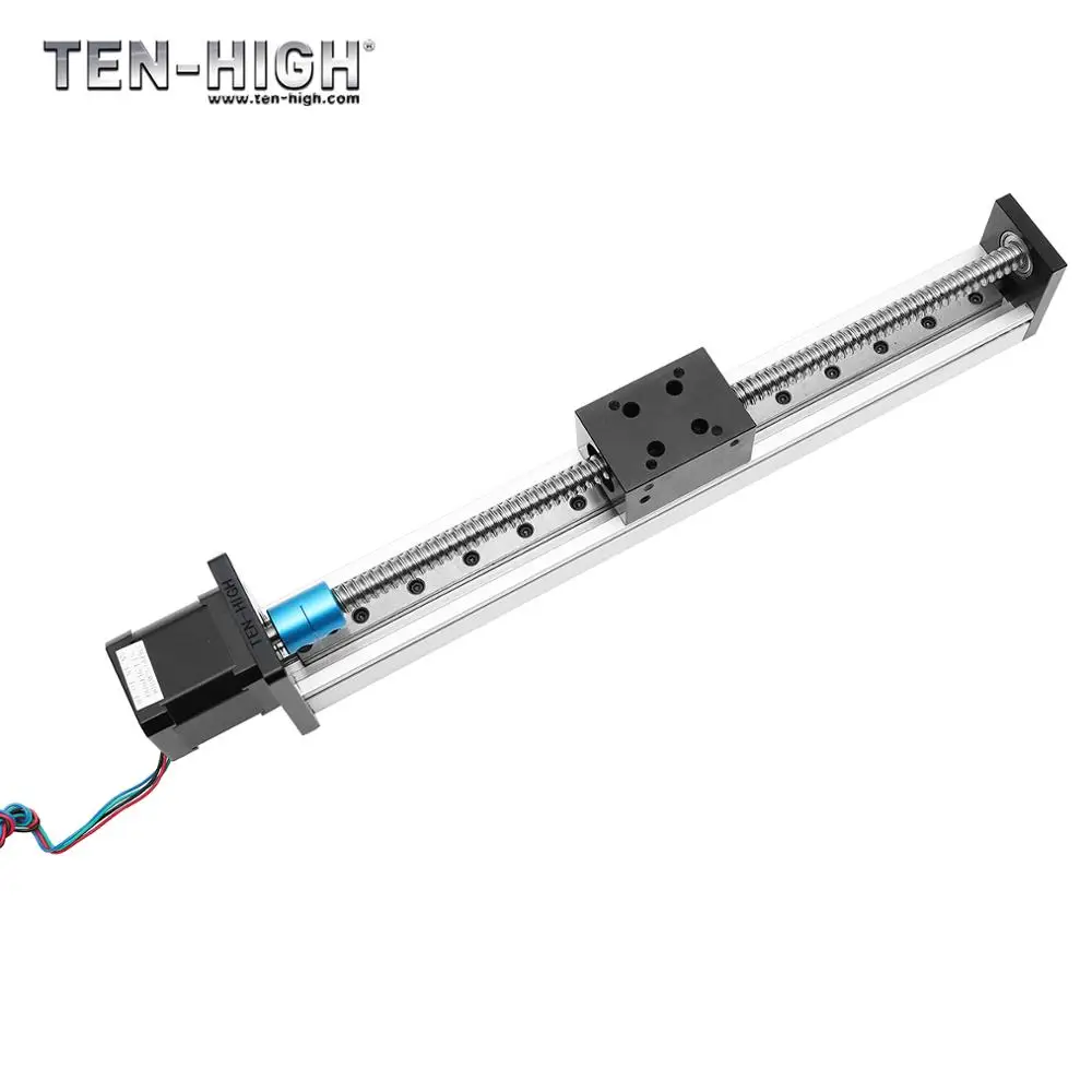 Linear table St ball screw T8 pitch 1,2, 4,8mm stroke 50-800mm Motor 42 linear slide linear modules for CNC router