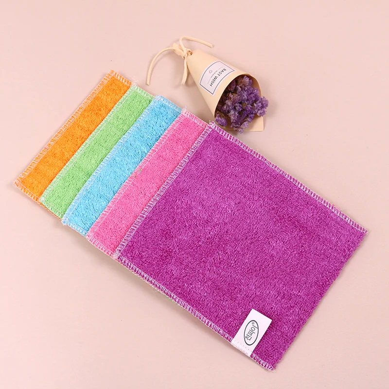 Wholesale high efficient ANTI-GREASY color dish cloth,bamboo fiber washing dish towel,magic Kitchen cleaning cloth,wipping rags