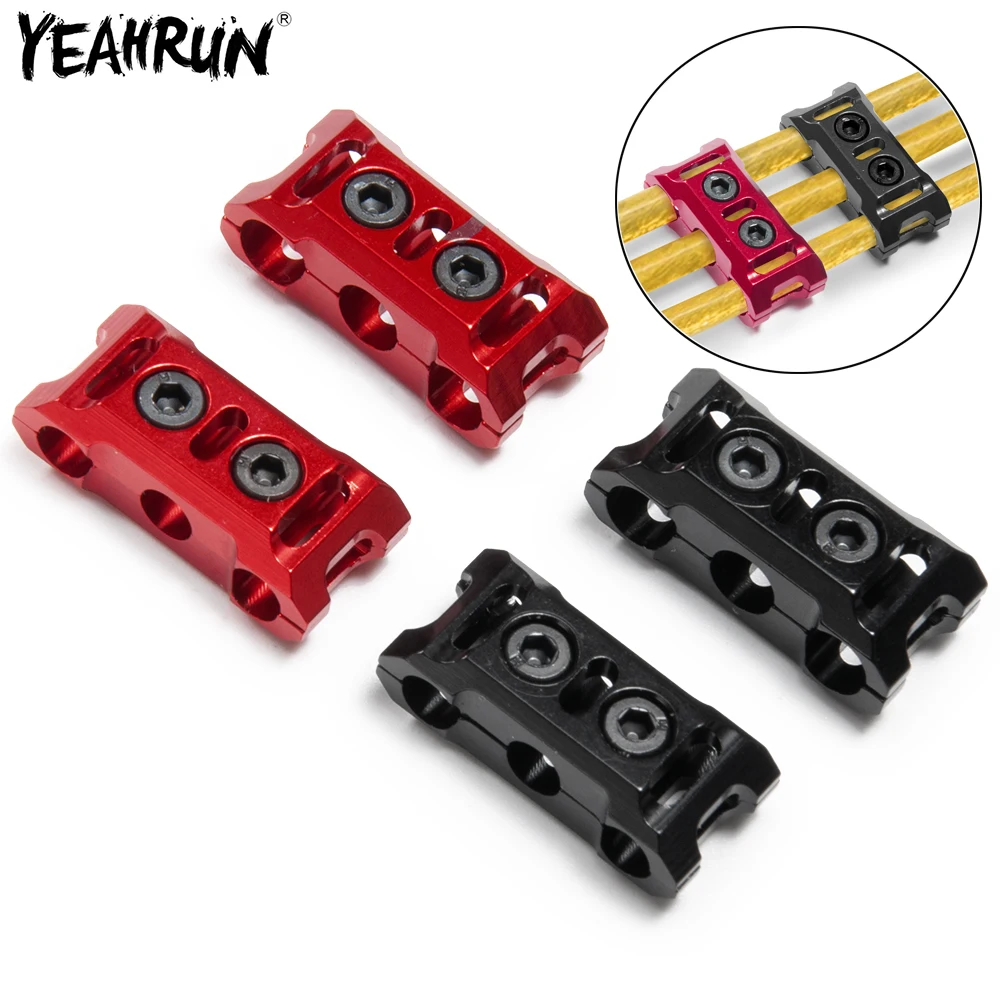 YEAHRUN ESC Gestore cavi motore Fibbia a morsetto fisso per cavi Previene gli strumenti di clip di linea aggrovigliati per auto modello RC