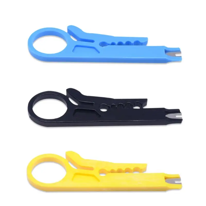 Mini Portable Wire Stripper Knife Crimper Pliers Multifunction Crimping Tool Cable Stripping Wire Cutter 3 Colors