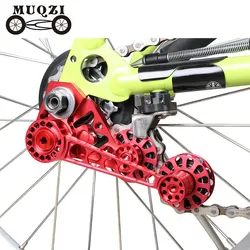 MUQZI Folding Bike Chain Guide SingleDisc 2/3/6 Speed Rear Bicycle Derailleur Chain Tensioner for Brompton Inner Outer Shift