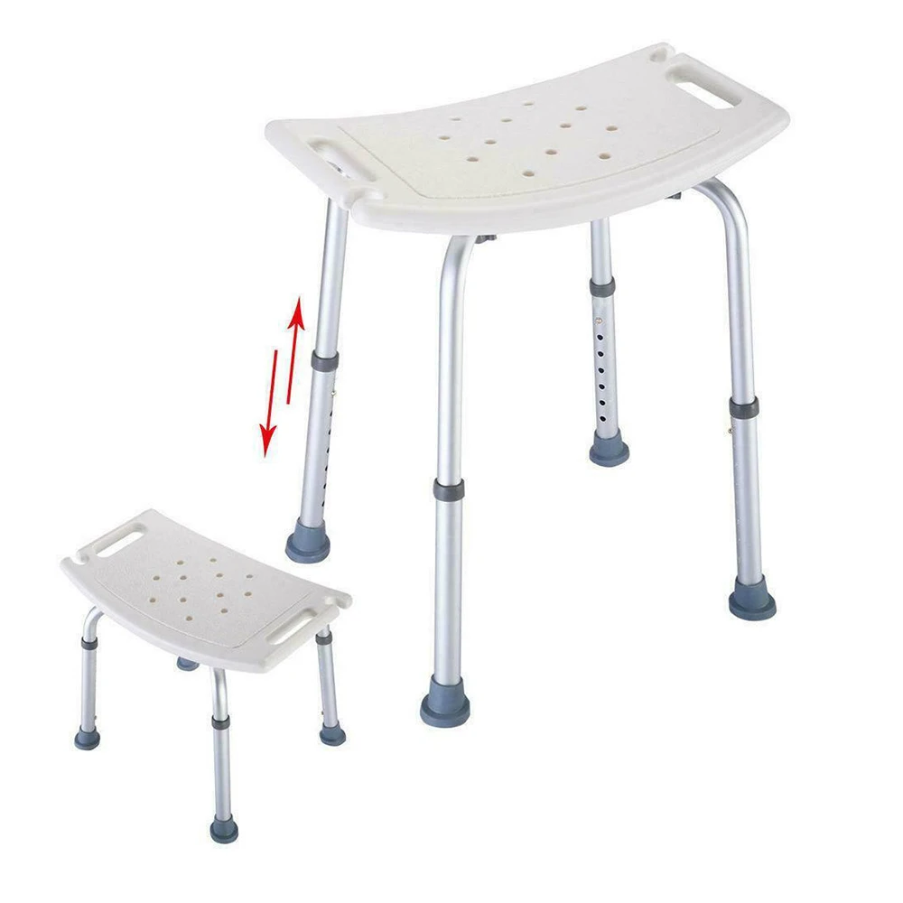 Non-slip Bath Chair 6 Gears Height Adjustable Elderly Bath Tub Shower Chair Bench Stool Seat Safe Bathroom Environment Product