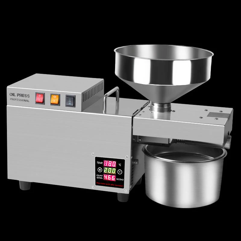 Automatische temperatur control ölpresse 2000W kommerziellen schnelle ölpresse industrie grade elektrische edelstahl 110-220V
