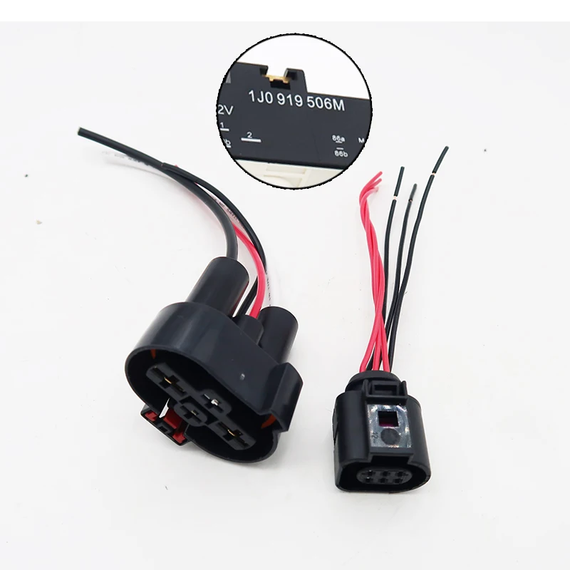 Fan controller plug Connector 1J0919506M 1J0 919 506M for Audi A3 VW POLO Golf Jetta LE MI IB CO