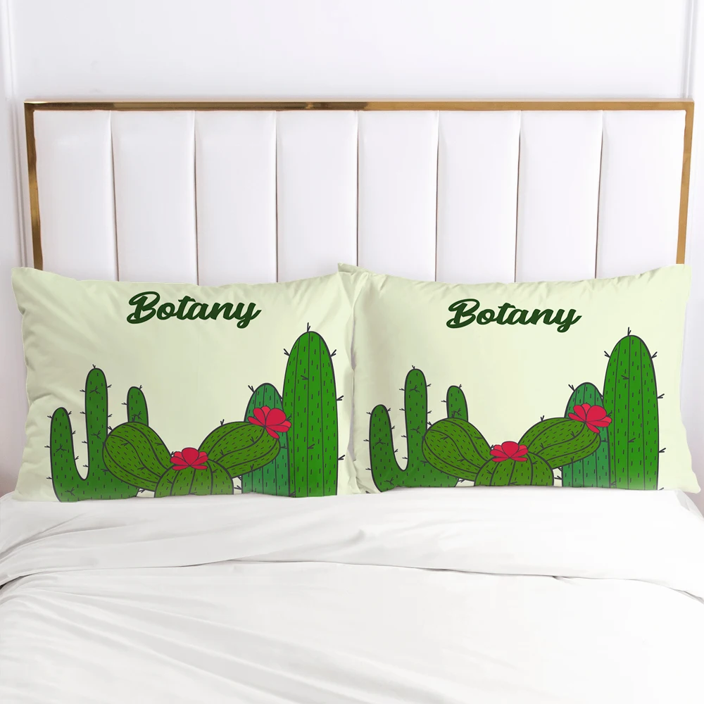 3D HD 1pc Pillow cover 50x75 50x70 50x80 Pillow case Bedding Pillowcase Pillowcover decorative for home  nordic rose
