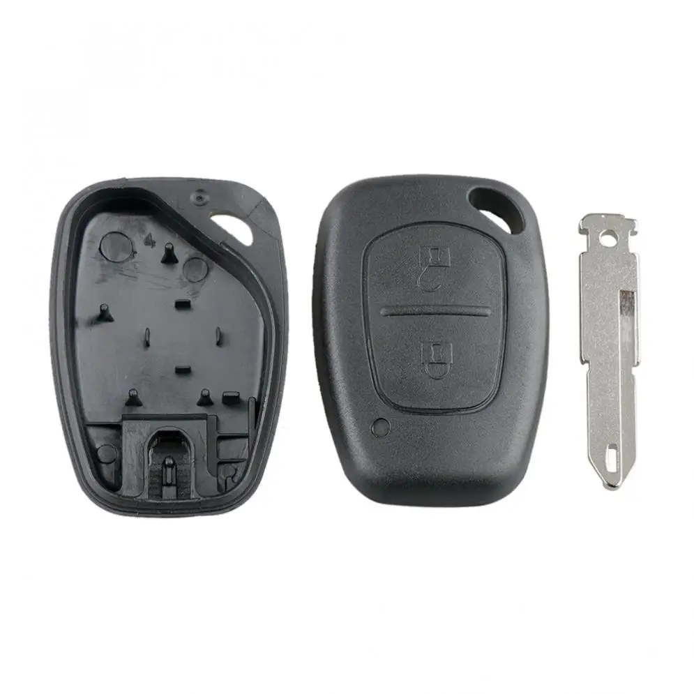 2 Buttons Replacement Car Remote Key Shell with 206 Blade Fit for Renault Traffic Master Vivaro / Movano / Kangoo
