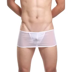 Ultra-Thin Transparent Sexy Thong Seductive Sexy Men  Skirt T-Pants  Underwear