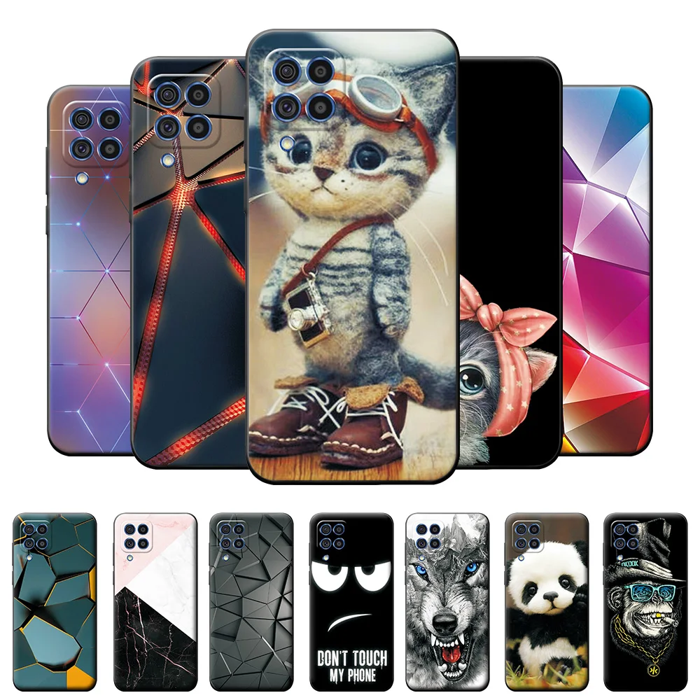 Case For Samsung F62 Soft Silicone Phone Case For Samsung Galaxy F62 M62 Fashion Cool Animal Back Cover For Samsung M62 Bumper