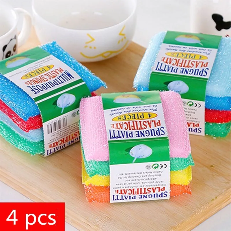 Efficient Scouring Pad Kitchen Nonstick Oil Scouring Pad Oil Cleaning Cloth Washing Cloth To Wash Cloth Towel Brush Bowl Cloth