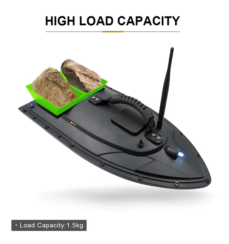 Flytec RC Boat Electric Fishing Bait Fish Finder 1.5KG 2Hours 500M Control distance5.4km/h Double Motor Toys Kit / RTR Version