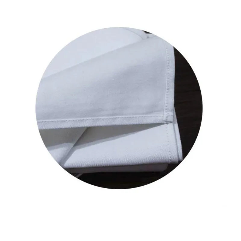 Hotel Polyester Napkin Cloth Mouth Cloth Pure White Home Decoration Table Cloth Foldable Flower Linen Napkins Wedding