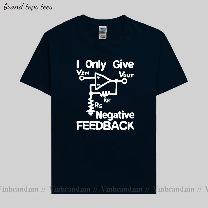 Electrical Engineer T Shirt Mechanical engineering technician Circuit Diagram I Give Negative Feedback Computer Engineer T-Shirt