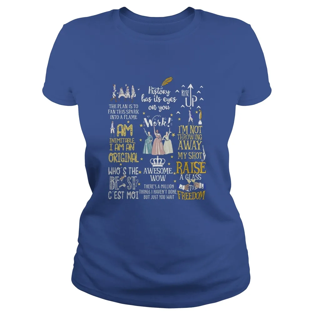 Hamilton Musical Best Quotes Women's T-Shirt